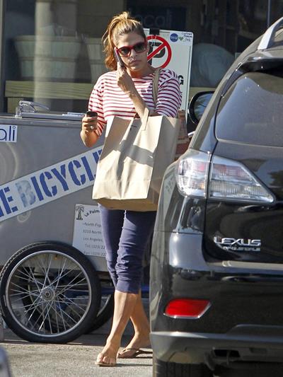 Eva Mendes shopping in LA on August 1, 2012