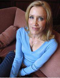 Felicity Huffman Photoshoot in blue shirt
