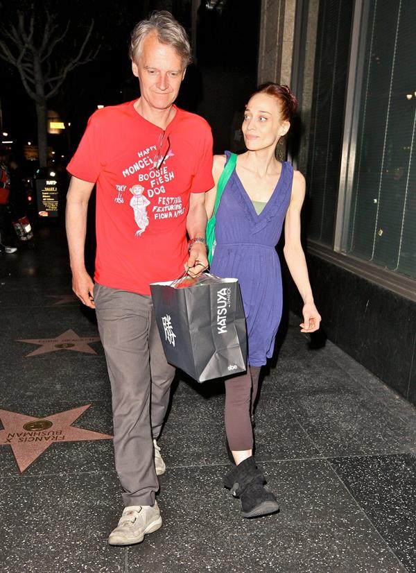 Fiona Apple - Leaving the Katsuya restuarant - Los Angeles, CA - July 30, 2012