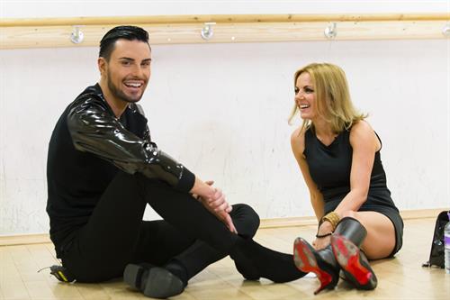 Geri Halliwell The Factor' Behind the scenes in London - November 9, 2012