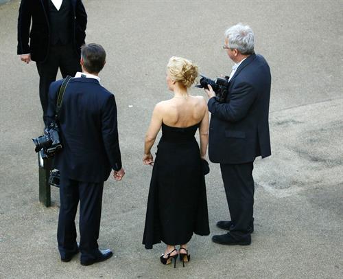 Gillian Anderson Fashion Rules Exhibition launch party in London July 4, 2013 