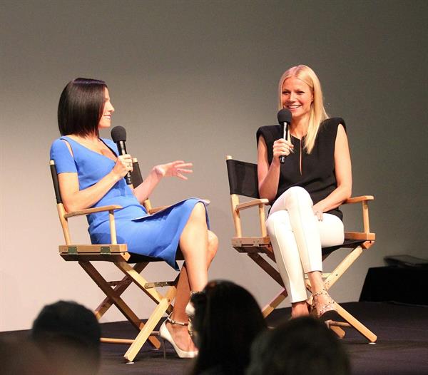 Gwyneth Paltrow attends 'Meet The Developer' at the Apple Store Soho in NY May 7, 2013 