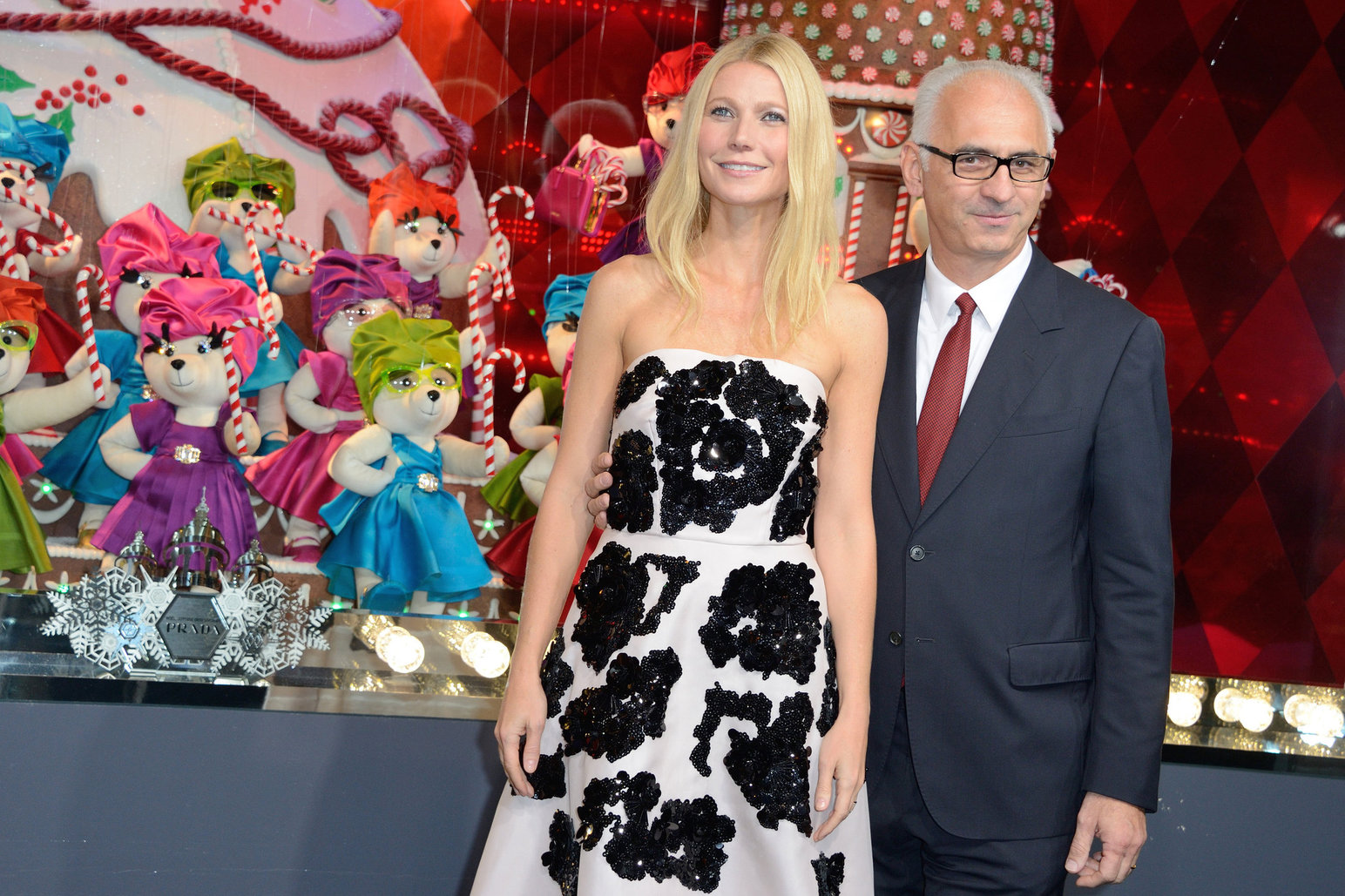Gwyneth Paltrow Printemps Christmas Decorations Inauguration In Paris -- Nov. 7, 2013 