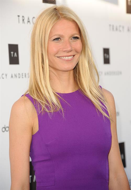 Gwyneth Paltrow Tracy Anderson flagship studio opening in Brentwood 4/4/13 
