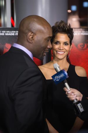 Halle Berry attends the Chicago Premiere of The Call in Chicago on February 28, 2013