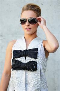 Hayden Panettiere Giorgio Armani show during Milan Menswear Fashion Week Spring Summer 2014 in Milan on June 25, 2013