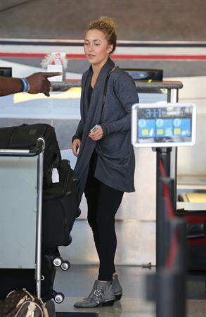 Hayden Panettiere at LAX Airport 5/24/13 