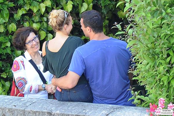 Hayden Panettiere & Wladimir Klitschko checking out the sights in Verona, Italy on June 6, 2013