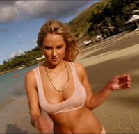 Genevieve Morton in a bikini