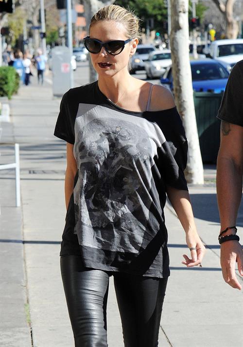 Heidi Klum Grocery shopping in Brentwood