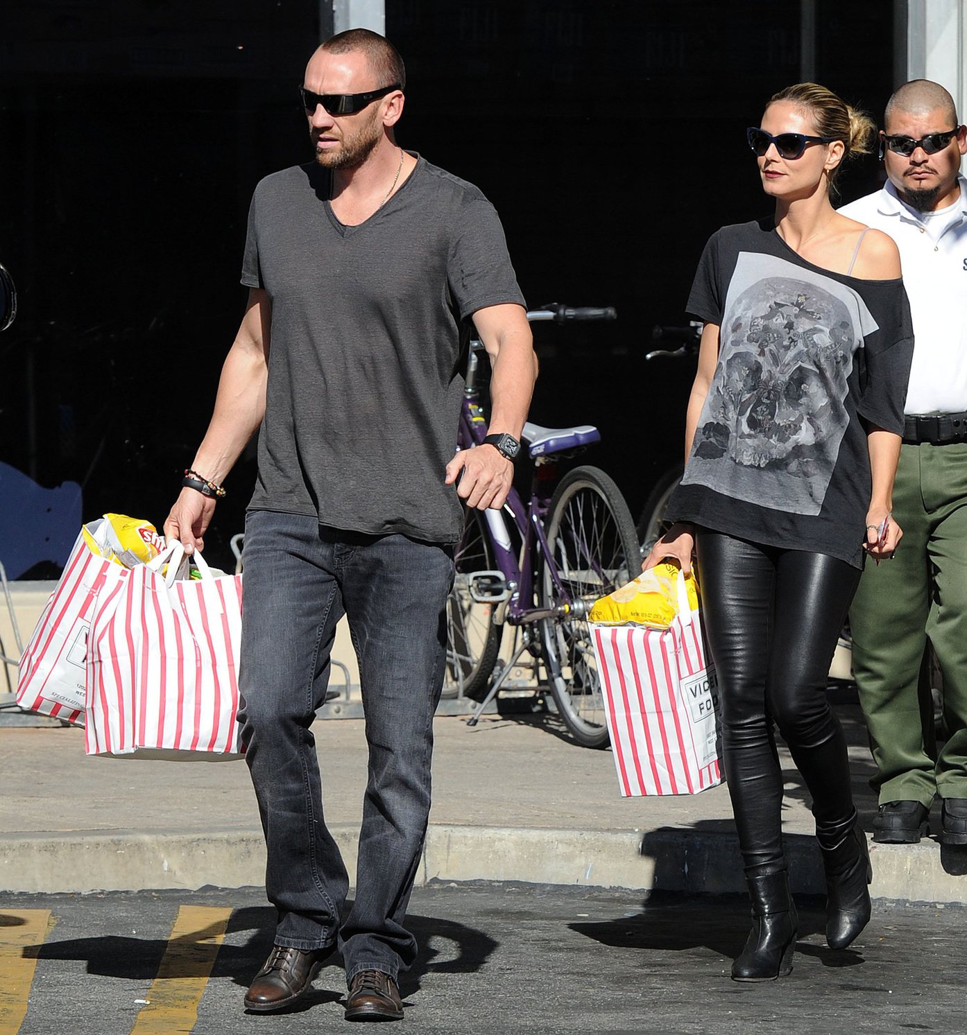 Heidi Klum Grocery shopping in Brentwood