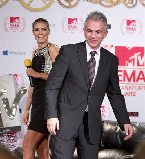 Heidi Klum MTV EMA's 2012 City Hall in Frankfurt on November 10, 2012