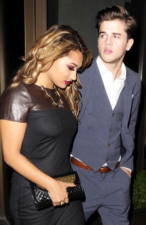 Vanessa White Leaving Novikov Restaurant in London - November 14, 2012 