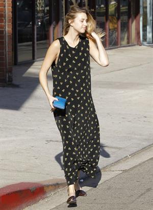 Whitney Port Running errands in Brentwood (October 13, 2012) 