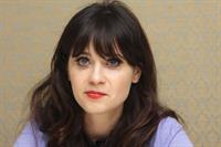 Zooey Deschanel New Girl press con portraits by Vera Anderson 10/10/12