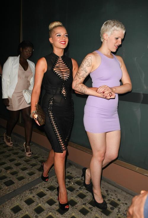 Helen Flanagan FHM Sept issue launch at Whisky Mist nightclub in London 7/30/13 