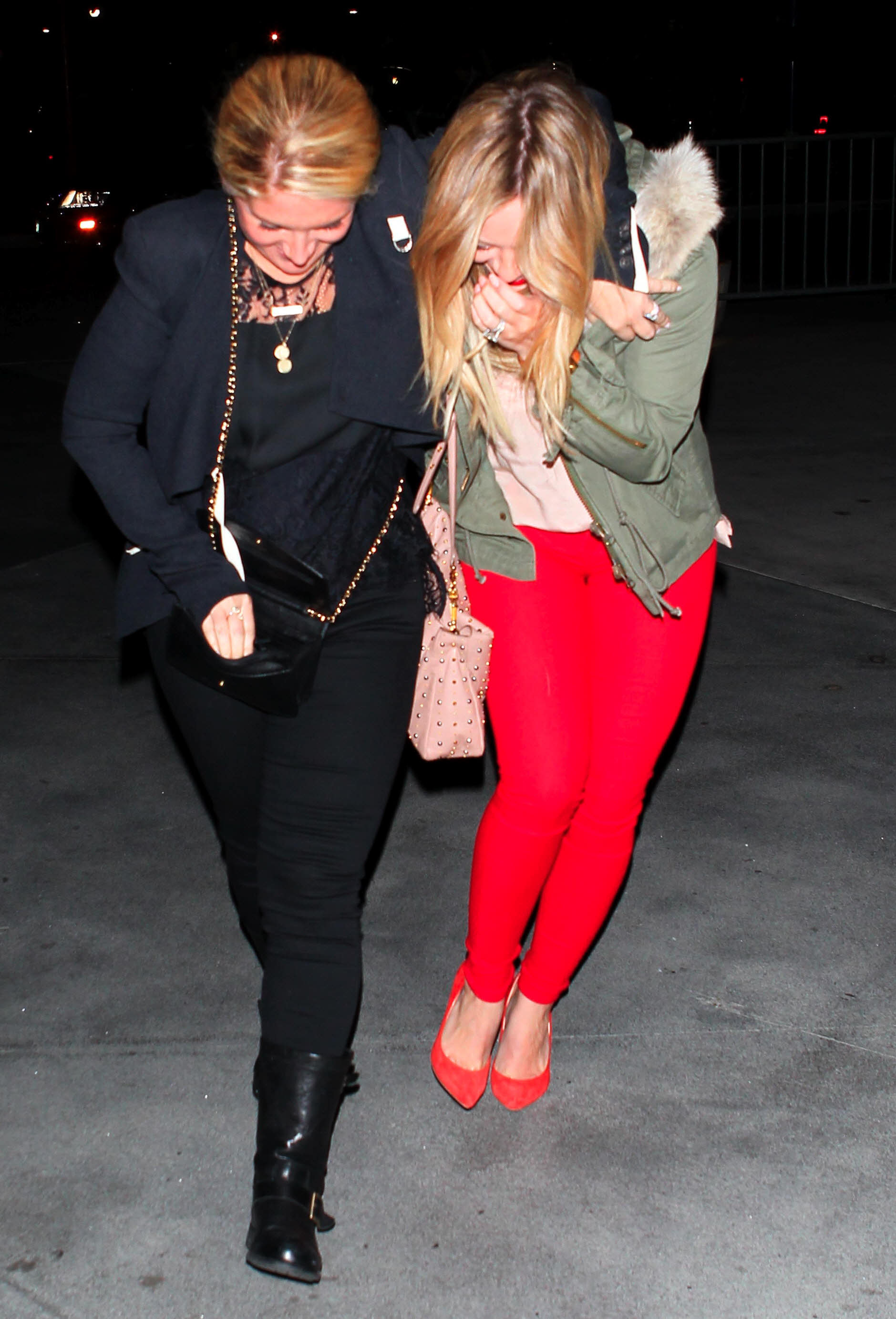 Hilary Duff – Pink concert at the Staples Center 10/12/13  