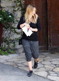 Hilary Duff - visits a friend in West Hollywood 11/7/13