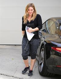 Hilary Duff - visits a friend in West Hollywood 11/7/13