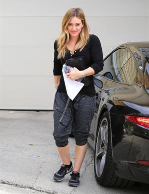Hilary Duff - visits a friend in West Hollywood 11/7/13