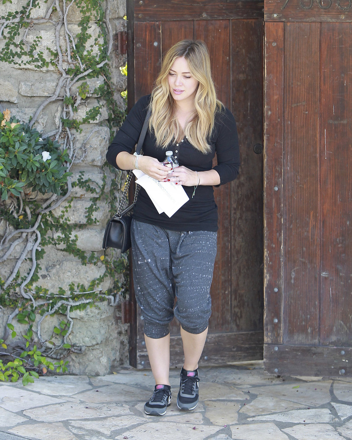 Hilary Duff - visits a friend in West Hollywood 11/7/13