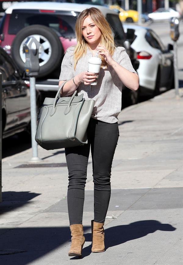 Hilary Duff in LA 1/18/13  