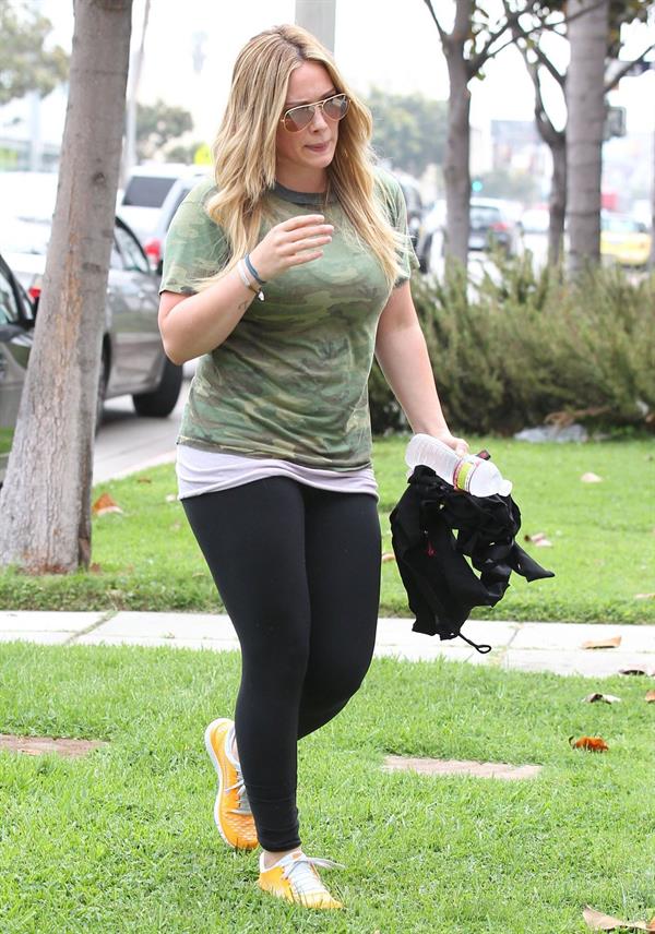 Hilary Duff in Hollywood - August 23, 2012