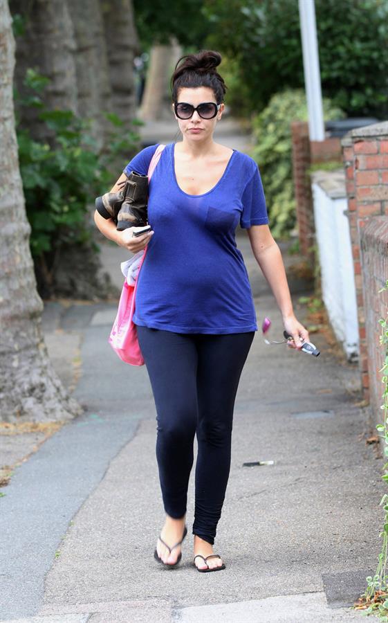 Imogen Thomas walking in London - August 28, 2012