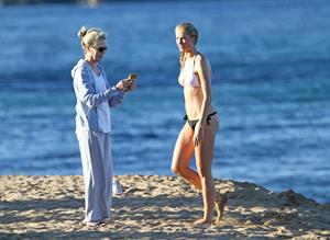Ireland Baldwin bikinis at beach in Maui 10/21/12 