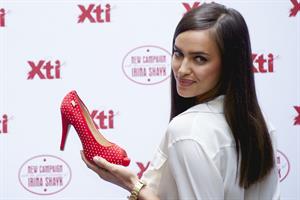 Irina Shayk launches the new TI Footwear Line in Madrid - May 10, 2013
