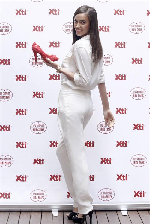 Irina Shayk launches the new TI Footwear Line in Madrid - May 10, 2013
