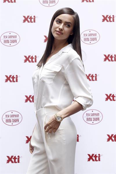 Irina Shayk launches the new TI Footwear Line in Madrid - May 10, 2013