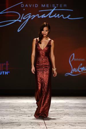 Jamie Chung The Heart Truth 2013 Fashion Show, Feb 6, 2013 