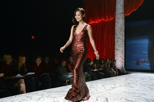 Jamie Chung The Heart Truth 2013 Fashion Show, Feb 6, 2013 