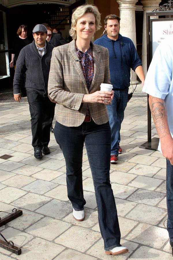 Jane Lynch Visits 'Etra' at The Grove in Los Angeles (December 4, 2012) 