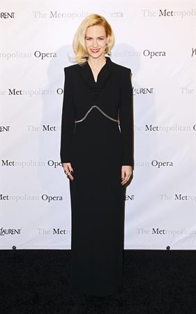 January Jones Metropolitan Opera Gala Premiere of Manon in New York on March 26, 2012 