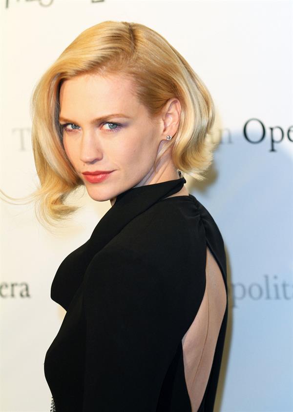 January Jones Metropolitan Opera Gala Premiere of Manon in New York on March 26, 2012 