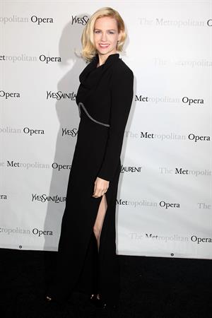 January Jones Metropolitan Opera Gala Premiere of Manon in New York on March 26, 2012 