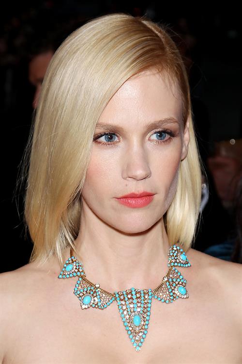 January Jones attends the Metropolitan Museum of Arts Costume Institute Gala on May 7, 2012