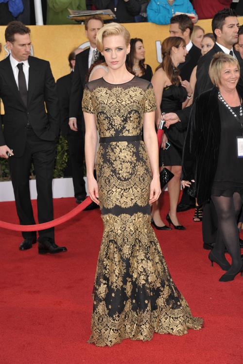 January Jones 17th annual Screen Actors Guild Awards on January 1, 2011