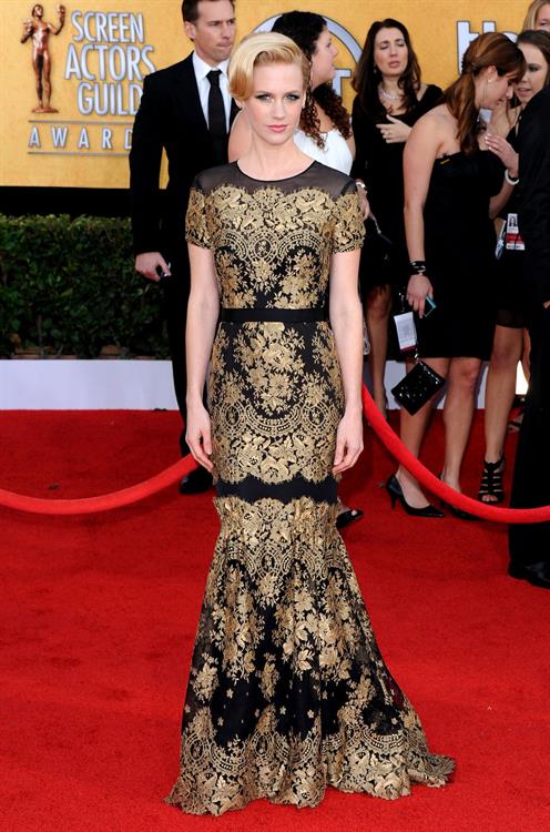 January Jones 17th annual Screen Actors Guild Awards on January 1, 2011