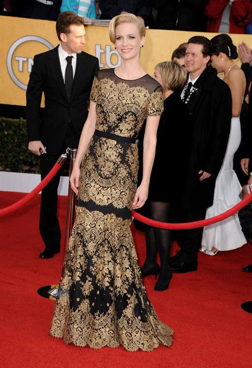 January Jones 17th annual Screen Actors Guild Awards on January 1, 2011