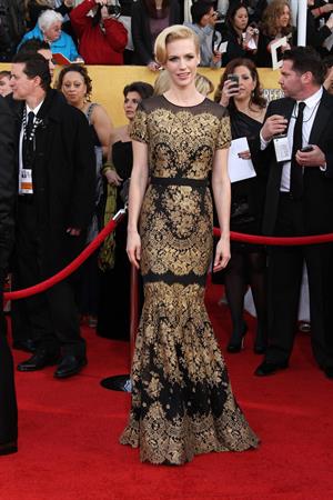 January Jones 17th annual Screen Actors Guild Awards on January 1, 2011