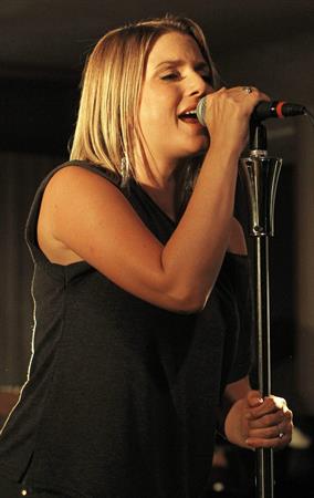 Jeanette Biedermann - Showcase with her new Band 'Ewig' in Berlin on August 23, 2012