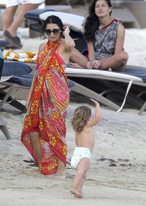 Jenna Dewan-Tatum - at the beach in St Barts 12/31/12  