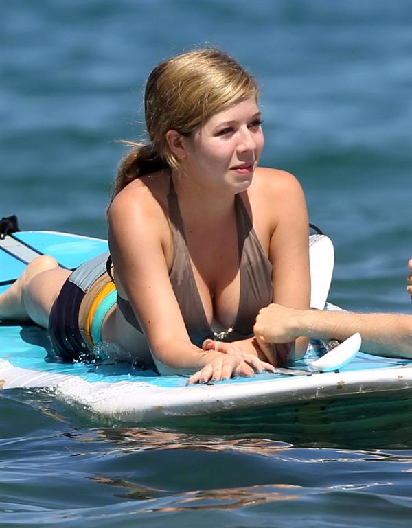Jennette McCurdy in a Bikini Top in Maui 8-30-2012 