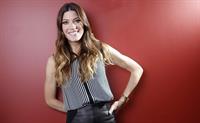 Jennifer Carpenter posing for Carlo Allegri portraits in New York City - October 26, 2012 