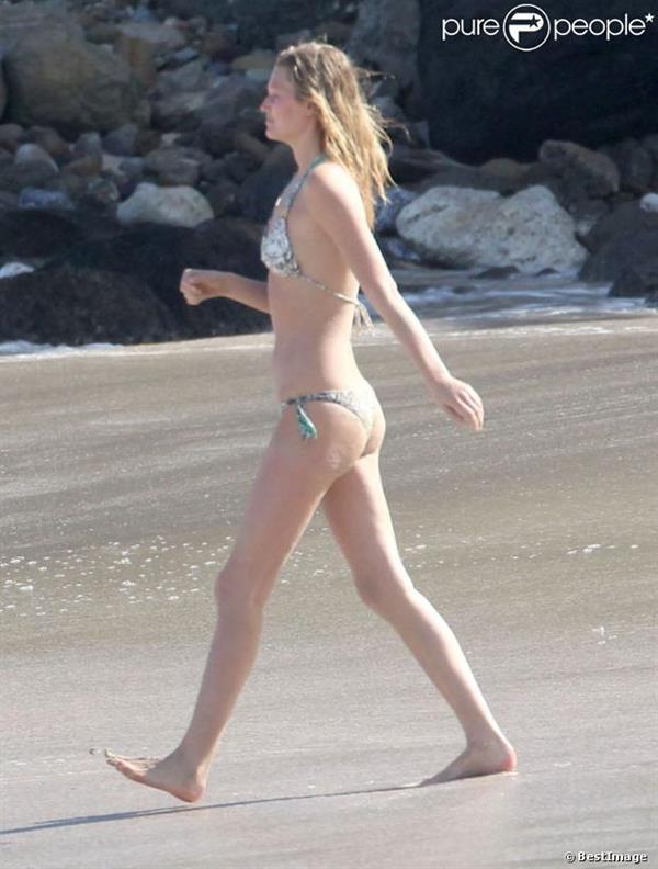 Toni Garrn in a bikini - ass