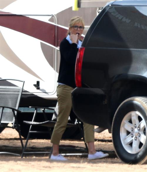 Jennifer Aniston set of 'We're the Miller' in NM 9/24/12 