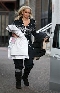 Jennifer Ellison ITV studios in London on January 4, 2011